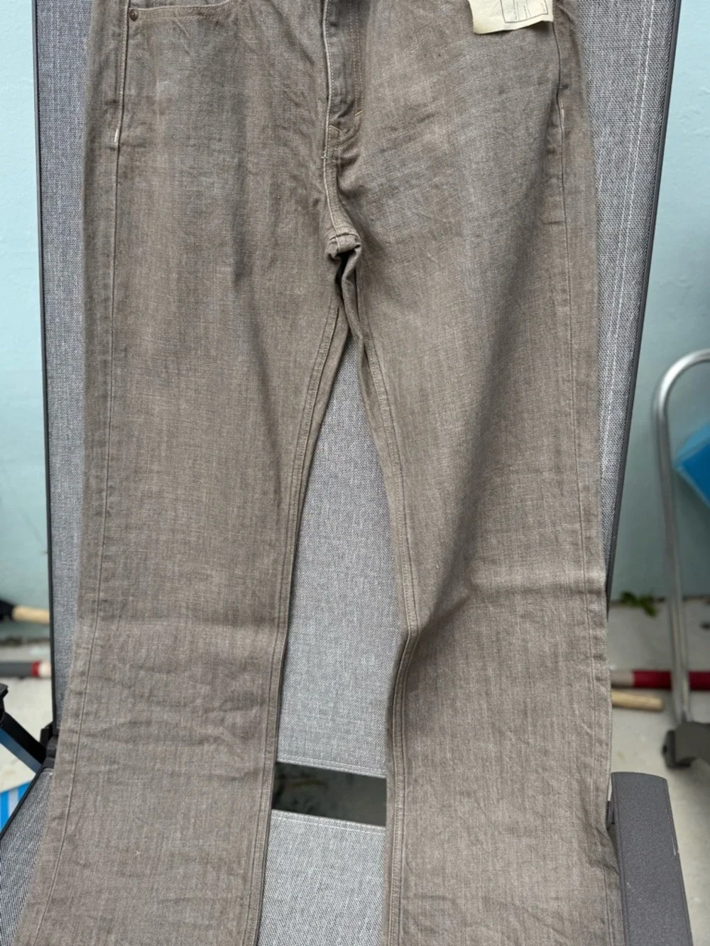 Banana Republic Men’s New With Tags 5 Pocket  Straight Leg Jeans Tan Otter 32/32